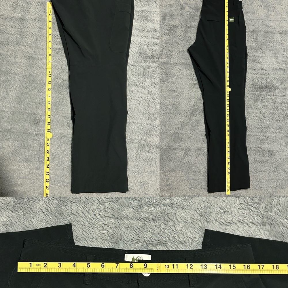 REI Co-op Women’s Technical Hiking Stretch Utility Pants in Black - Size 10P - Picture 12 of 12